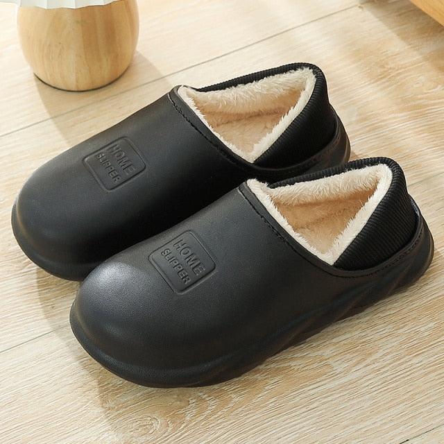 Cozy Plush and Memory Foam Winter Home Slippers