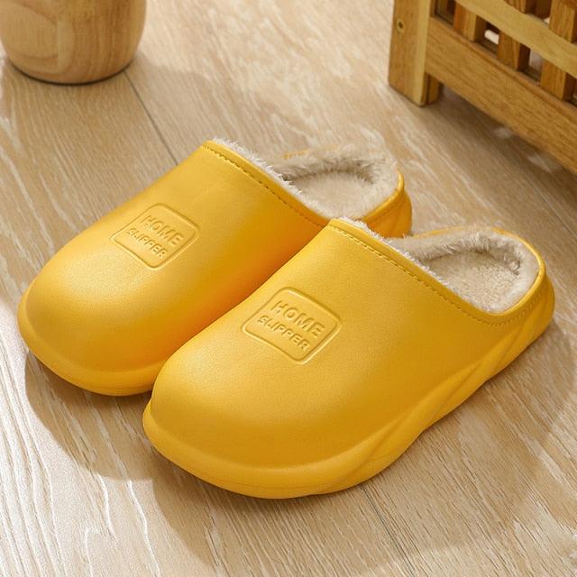 Cozy Plush and Memory Foam Winter Home Slippers