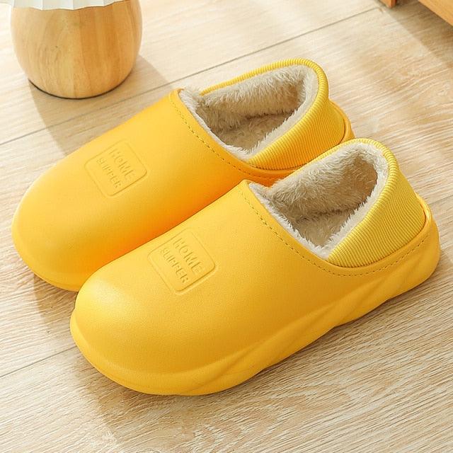 Cozy Plush and Memory Foam Winter Home Slippers