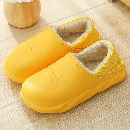 Cozy Plush and Memory Foam Winter Home Slippers