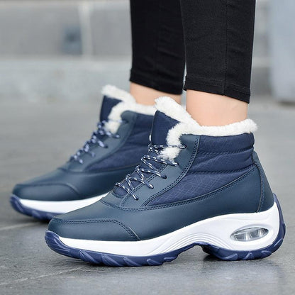 Stevvex winter sneakers blue high-top fur-lined anti-slip sole ST85SH1452SYK on Tampa Home & Garden Store