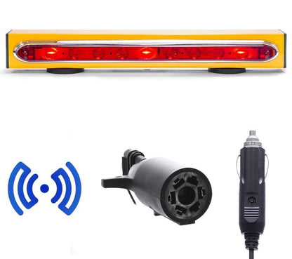 Master Tailgater's 19-inch wireless magnetic tow light bar with 48 ft range and bright red LEDs on Tampa Home & Garden Store