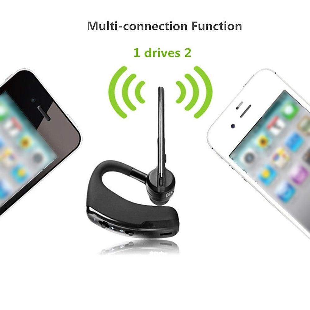 Stevvex wireless open-ear Bluetooth headset with mic, black neckband on Tampa Home & Garden Store