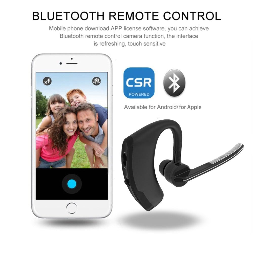 Open-ear wireless Bluetooth headset with mic by Stevvex, black; sticker pack included, 2 items on Tampa Home & Garden Store