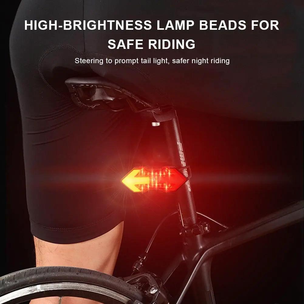 Wireless Remote Turn Signal Light for Bicycle