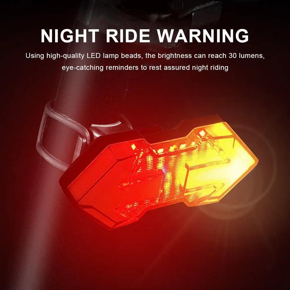 Wireless Remote Turn Signal Light for Bicycle