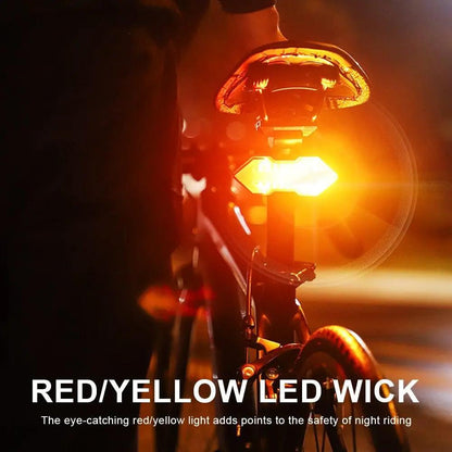 Wireless Remote Turn Signal Light for Bicycle