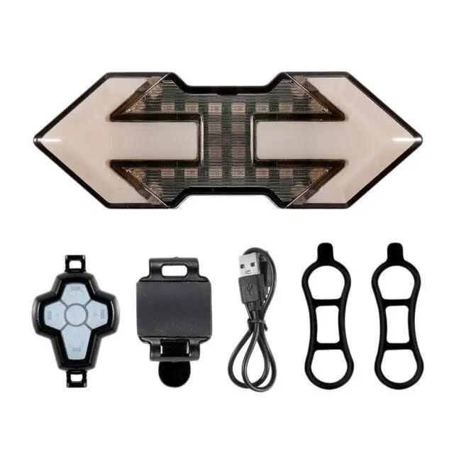 Wireless Remote Turn Signal Light for Bicycle