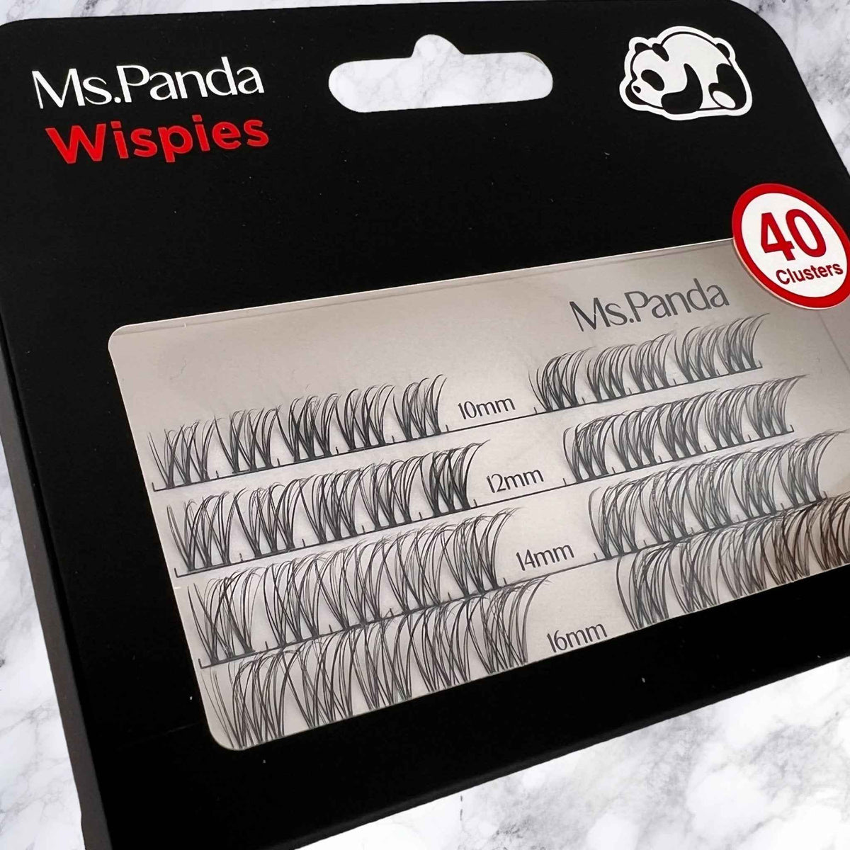 Wispies DIY Lash Extension Kit false eyelashes with 40 clusters, 10–16mm, Ms Panda on Tampa Home & Garden Store
