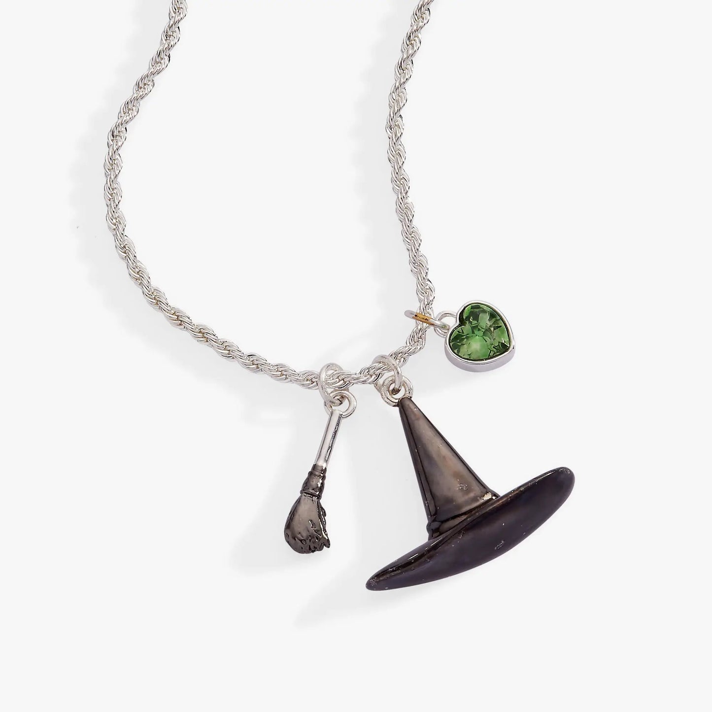 Wizard of Oz Wicked Witch Pendant Heart Stone