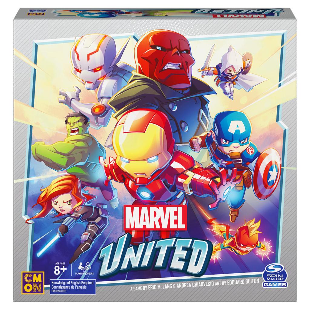 Jeu de cartes de stratégie coopérative Marvel United Super Hero