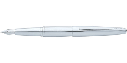 ATX Pure Chrome Stainless Steel Fine Nib Fountain Pen chrome finish by Cross on Tampa Home & Garden Store