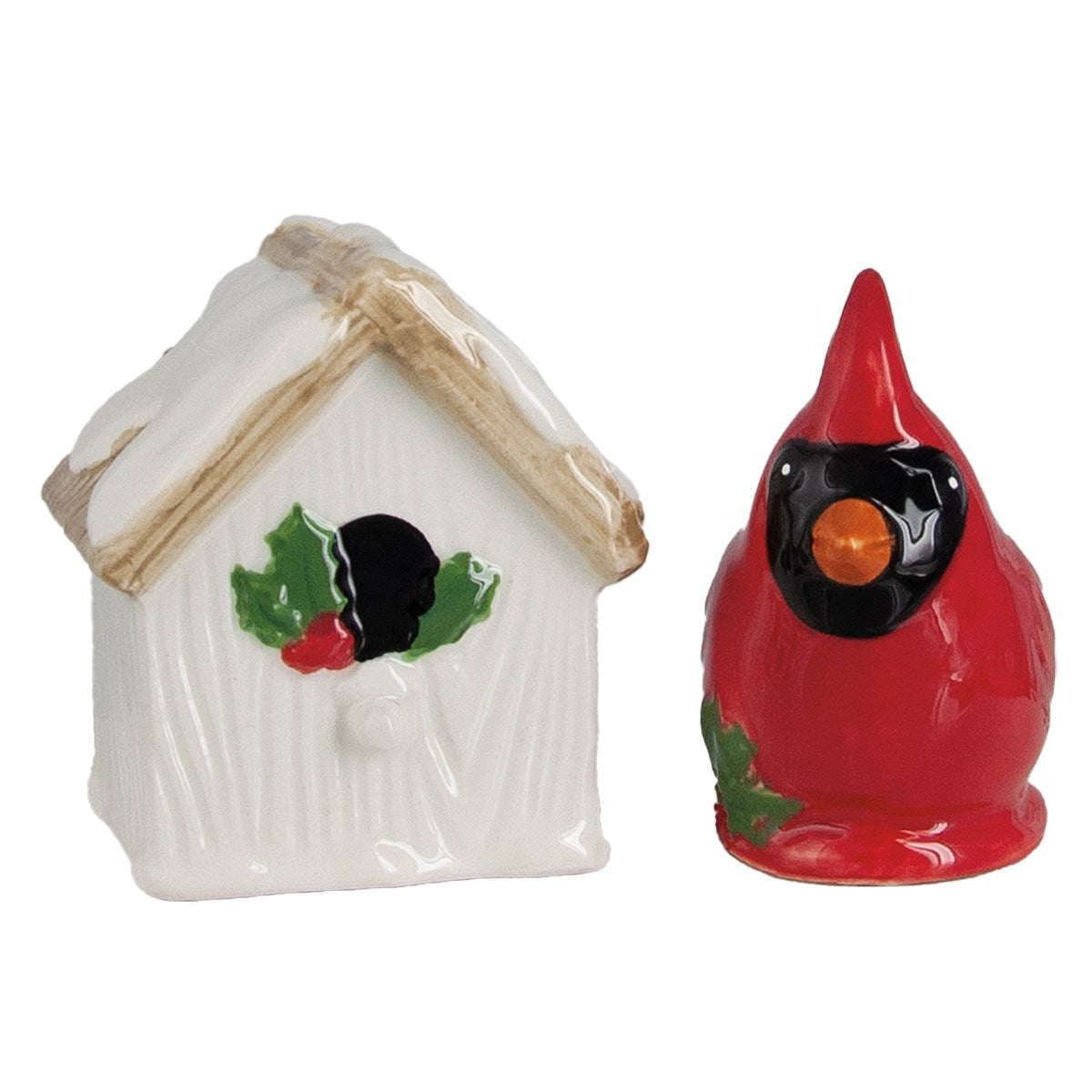 Salière et poivrière Cardinal Birdhouse