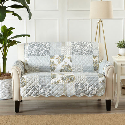Reversible Floral Patchwork Furniture Cover