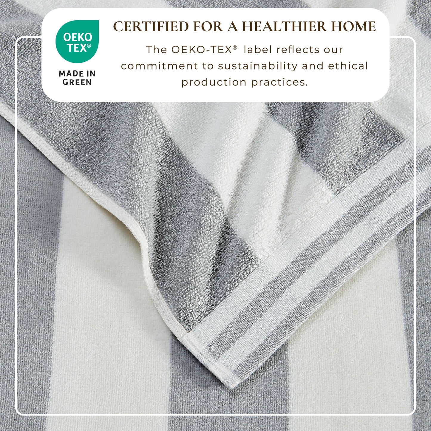 Striped Cabana Beach Towel and Soft Pastel Colors