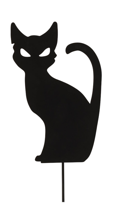 Piquet de jardin Chat noir -