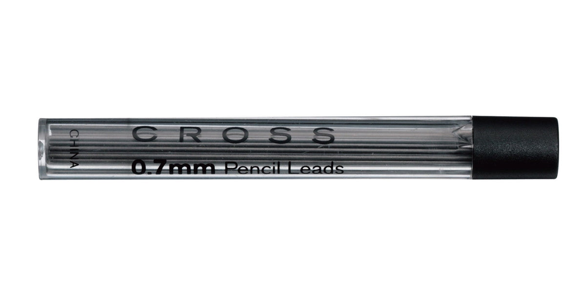 Cross 0.7mm pencil leads refill in clear tube with black cap, 15 leads on Tampa Home & Garden Store