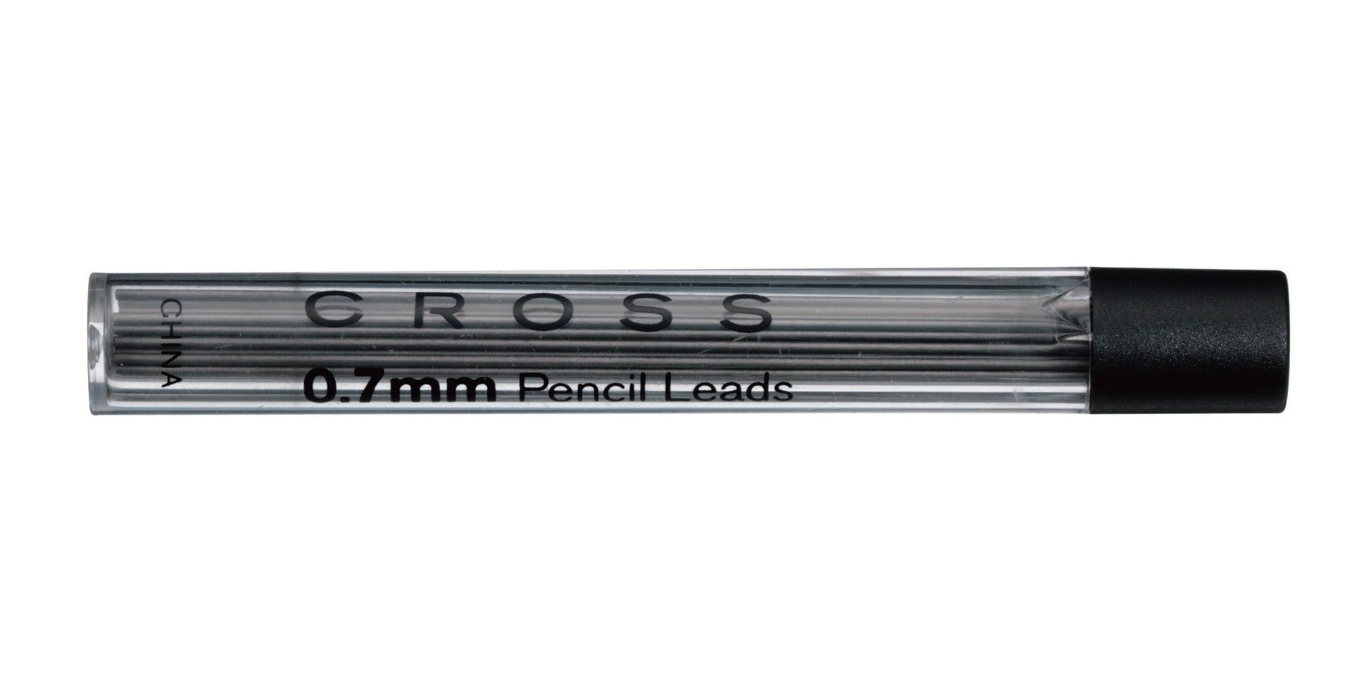 Cross 0.7mm pencil leads refill in clear tube with black cap, 15 leads on Tampa Home & Garden Store