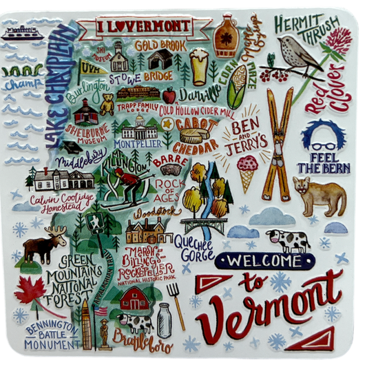 Vermont Sites Magnet - Tampa Home & Garden Store