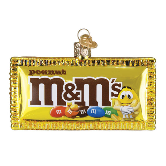 Peanut M&M's Glass Ornament - Tampa Home & Garden Store