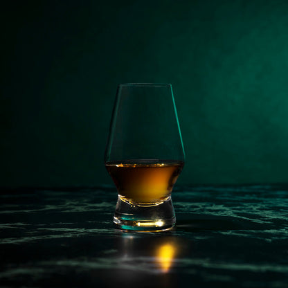 Set of Two Heavy Crystal Whiskey Tasting Glasses