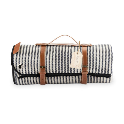 Waterproof Picnic Blanket and Leather Carrier