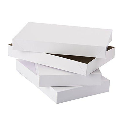 Caja de regalo para camisas de peso pesado (paquete de 3) en blanco