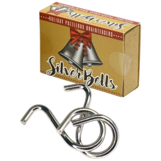 Holiday Puzzlebox Brainteaser - Silver Bells - Tampa Home & Garden Store