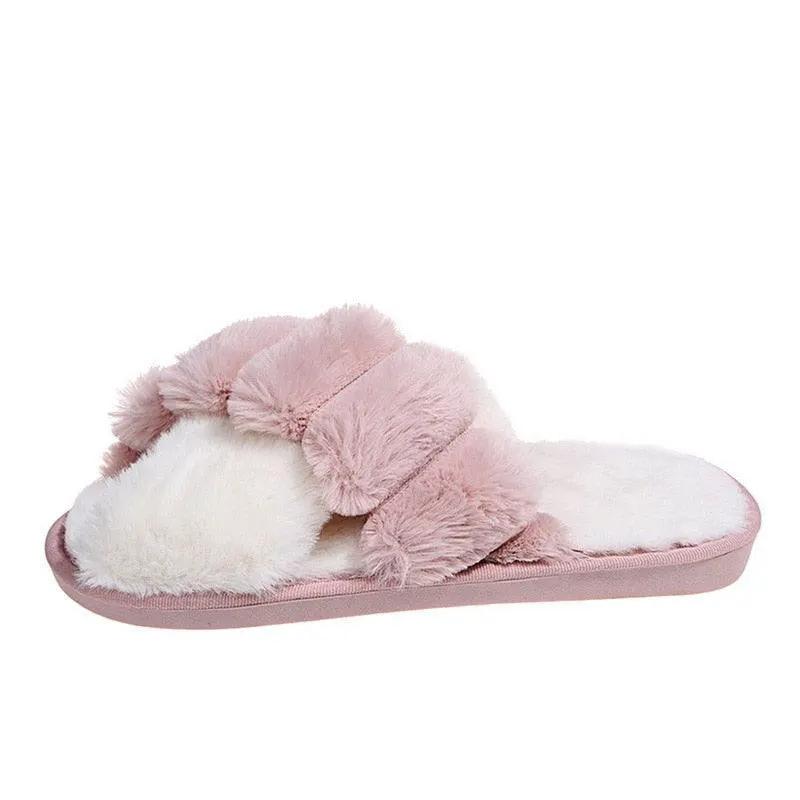 Women Winter Slippers Memory Foam for Indoor Use