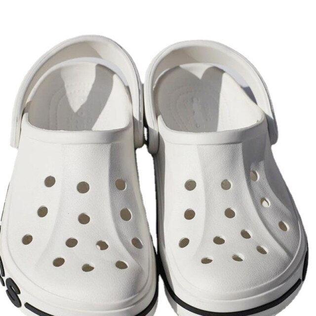 Stevvex lightweight unisex beach clogs with white ventilation holes and heel strap on Tampa Home & Garden Store