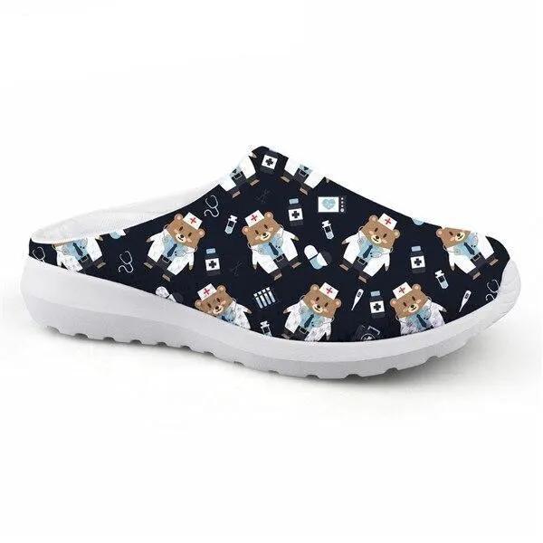 Women Lightweight Nurse Shoes for Home and Garden