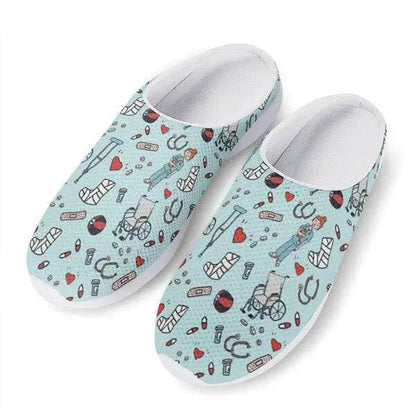 Women Lightweight Nurse Shoes for Home and Garden