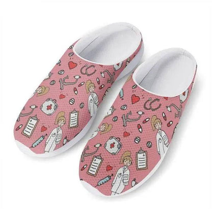 Women Lightweight Nurse Shoes for Home and Garden