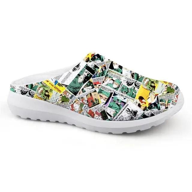 Women Lightweight Nurse Shoes for Home and Garden