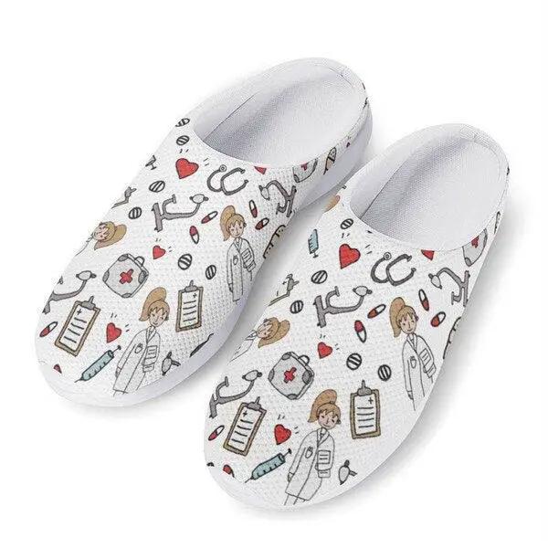 Women Lightweight Nurse Shoes for Home and Garden