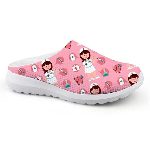 Women Lightweight Nurse Shoes for Home and Garden