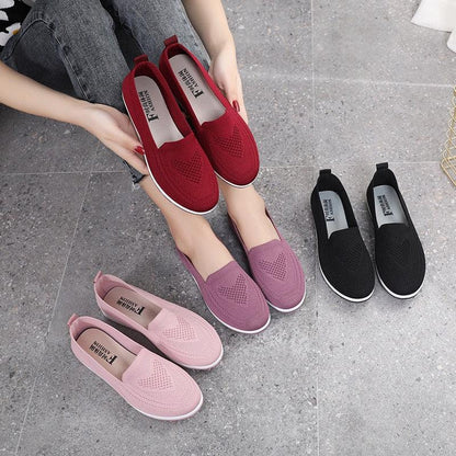 Women casual light espadrilles slippers set of 4 colors red pink purple black by Stevvex on Tampa Home & Garden Store