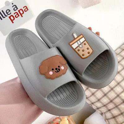 Women Open Toe Flip Flops Non Slip Slippers