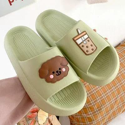 Women Open Toe Flip Flops Non Slip Slippers
