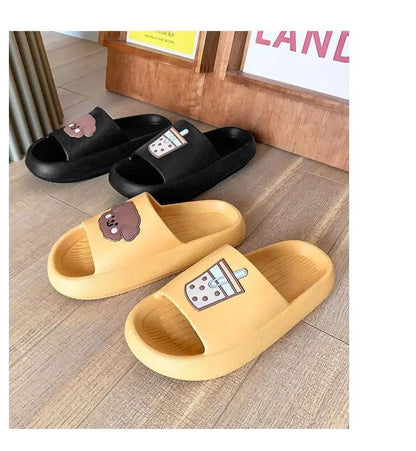 Women Open Toe Flip Flops Non Slip Slippers