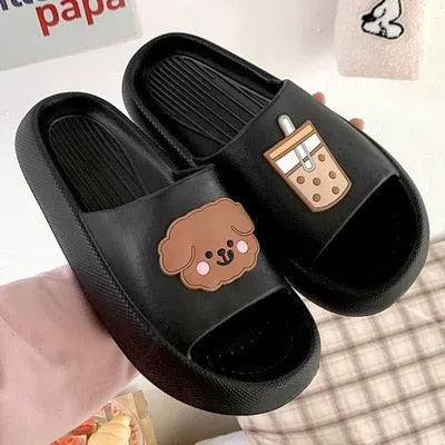 Women Open Toe Flip Flops Non Slip Slippers