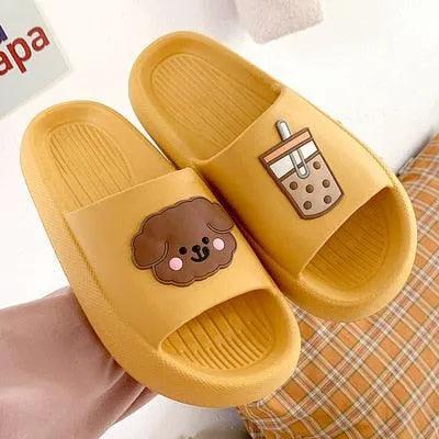 Women Open Toe Flip Flops Non Slip Slippers