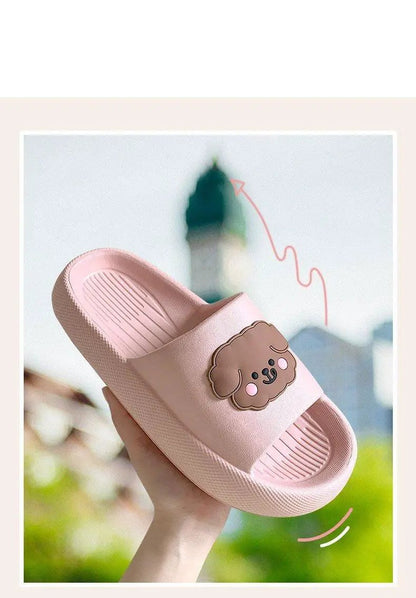 Women Open Toe Flip Flops Non Slip Slippers