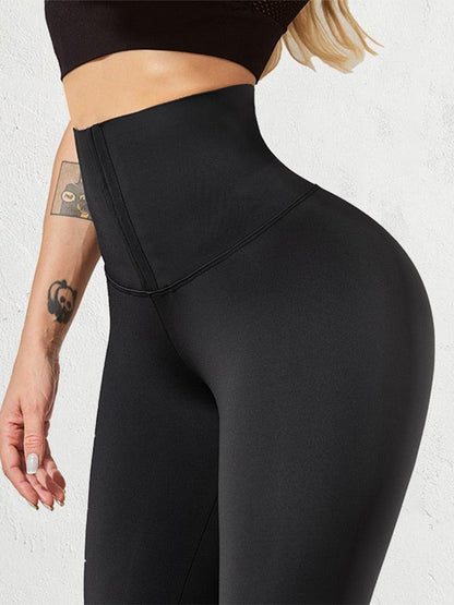 Stevvex women's high waist athletic leggings in black for fitness and yoga on Tampa Home & Garden Store