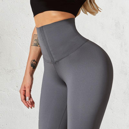 Stevvex women seamless high-waist fitness leggings in gray, push-up athletic leggings for yoga and workouts on Tampa Home & Garden Store