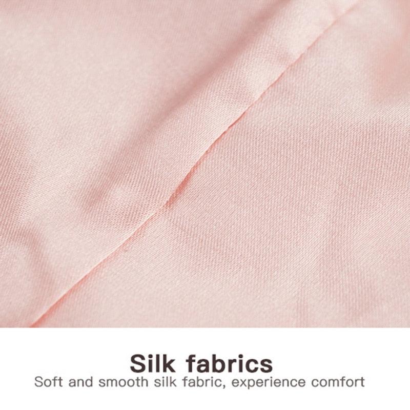 Silk fabric swatch pale pink, soft smooth texture for lingerie on Tampa Home & Garden Store