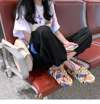 Unisex Summer Slippers Beach Slides Flip Flops