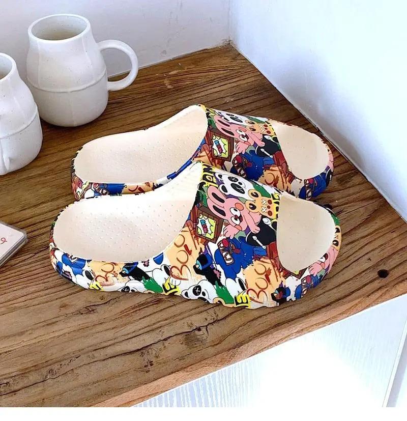 Unisex Summer Slippers Beach Slides Flip Flops