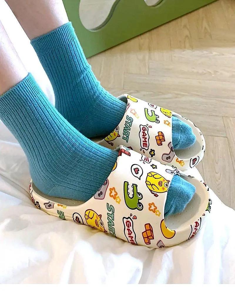 Unisex Summer Slippers Beach Slides Flip Flops