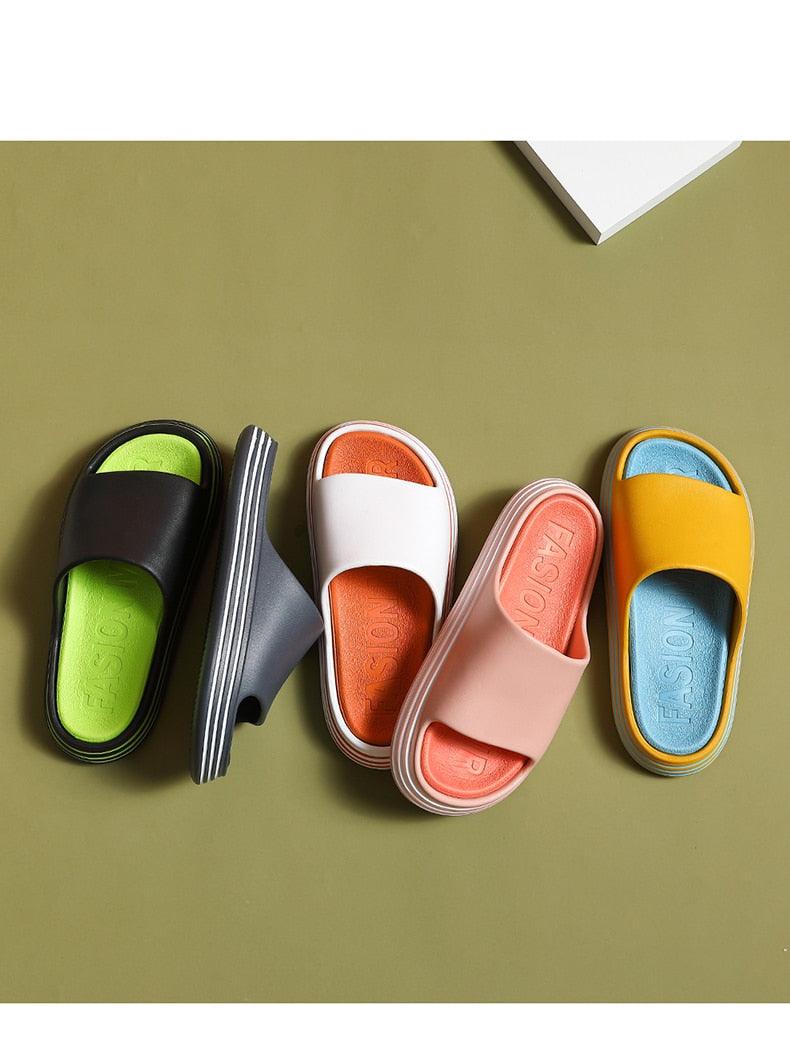 Stevvex women slippers EVA thick sole non-slip slides in 5 colors on Tampa Home & Garden Store